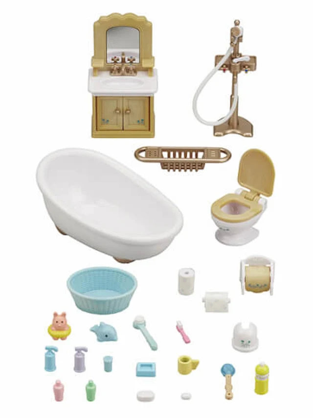 Calico Critters - Country Bathroom Set