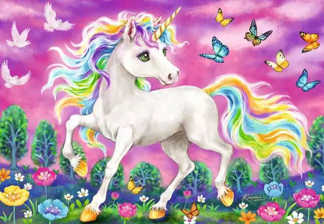 Ravensburger Unicorn and Pegasus - 2 x 24 pcs