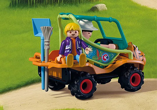 Playmobil - Zoo: Zookeeper with vehicle