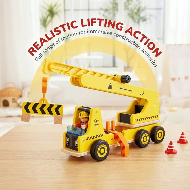 Hape Mobile Crane & Construction Set
