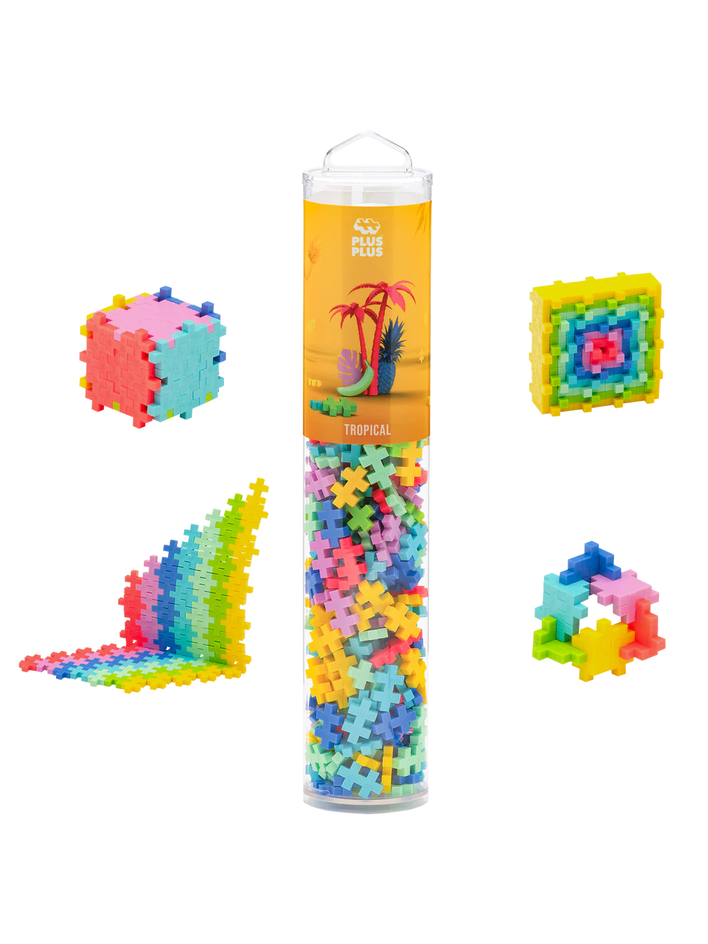 Plus Plus - Tropical Color Mix - 240 pcs