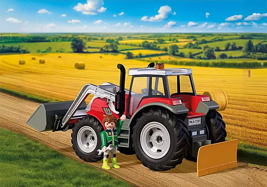 Playmobil - Large Tractor with Hay Bales