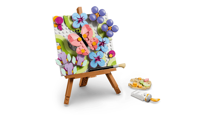 Lego - Floral Art Decor Painting