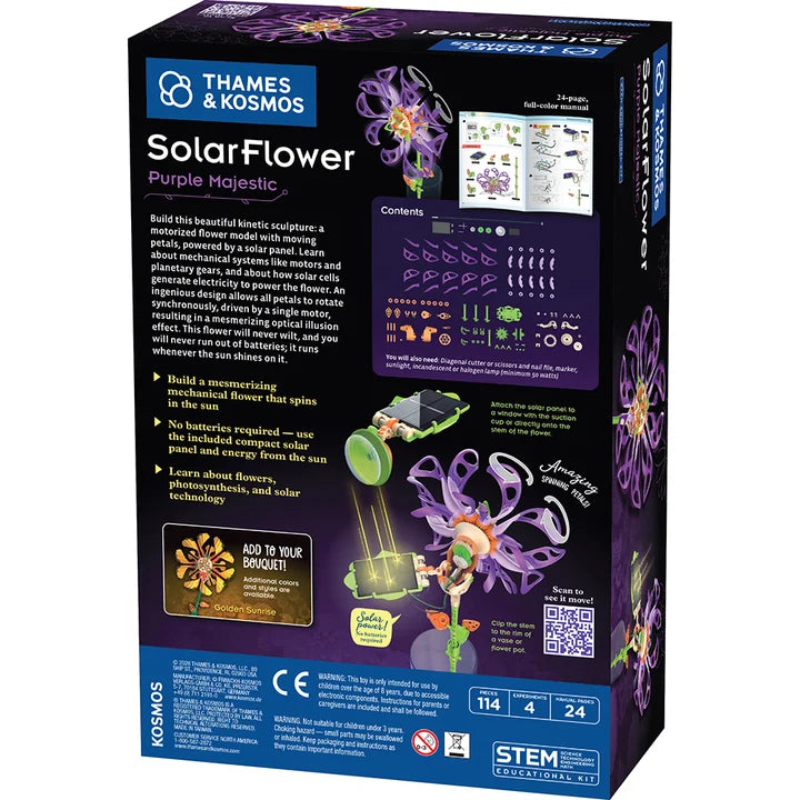 SolarFlower - Purple Majestic