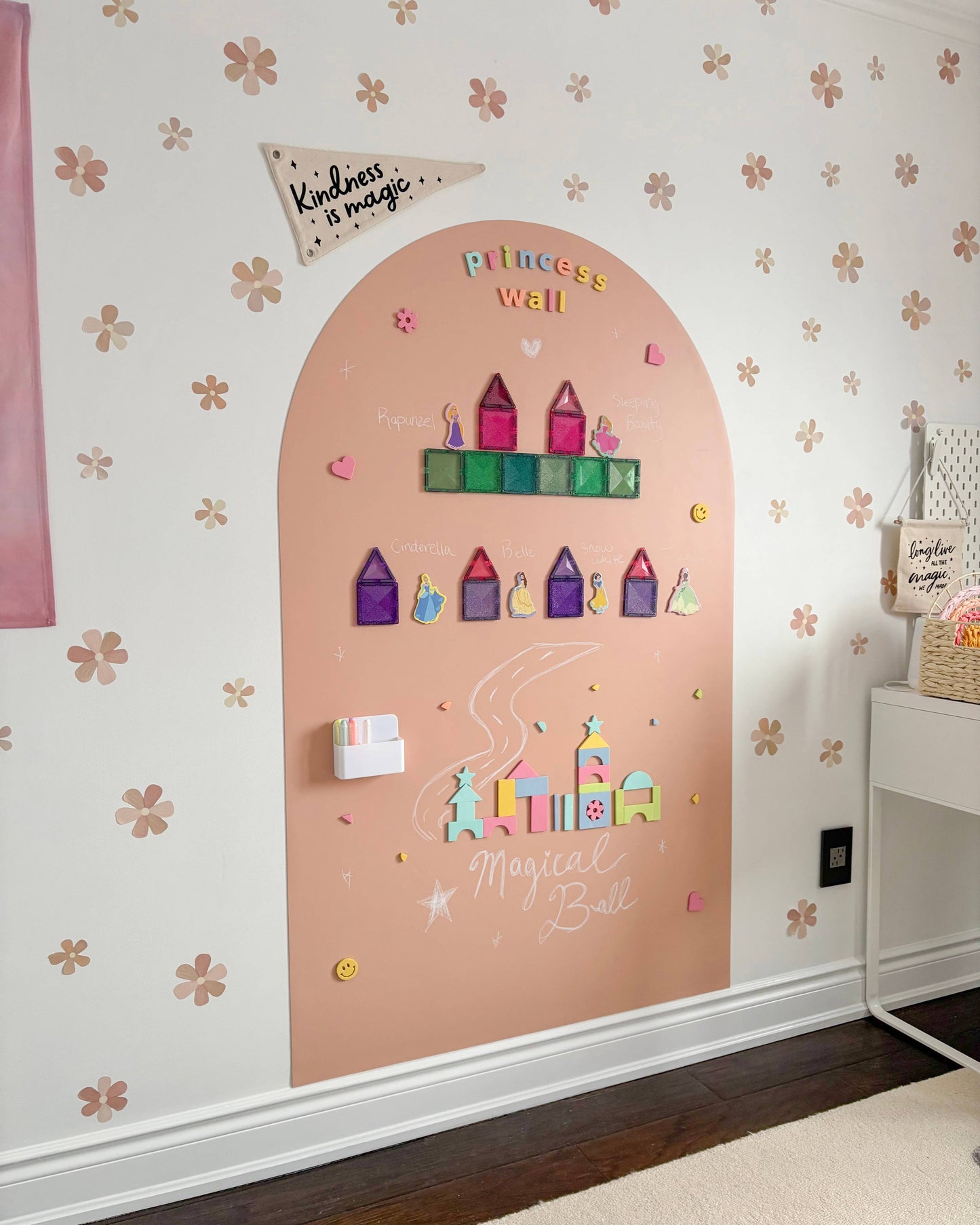 JUMBO Magic Playwall - Arch Magnetic Wall Decal for Kids