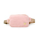 Fuzzy Crossbody Sling Bag w/ Heart for Kids