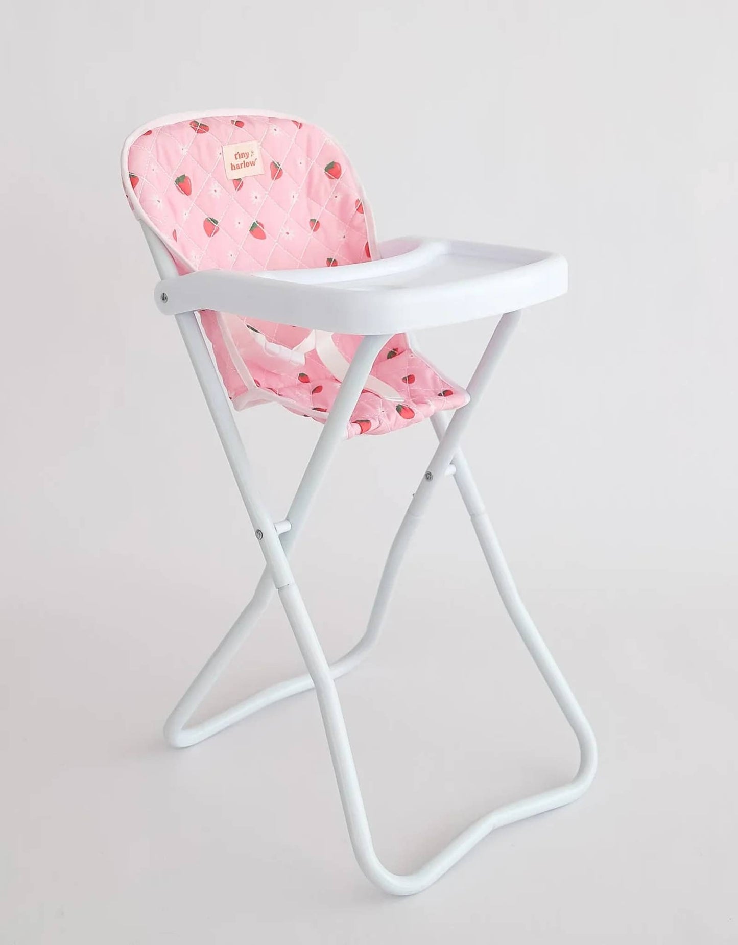 Doll High Chair - Strawberry Picnic - Tiny Harlow