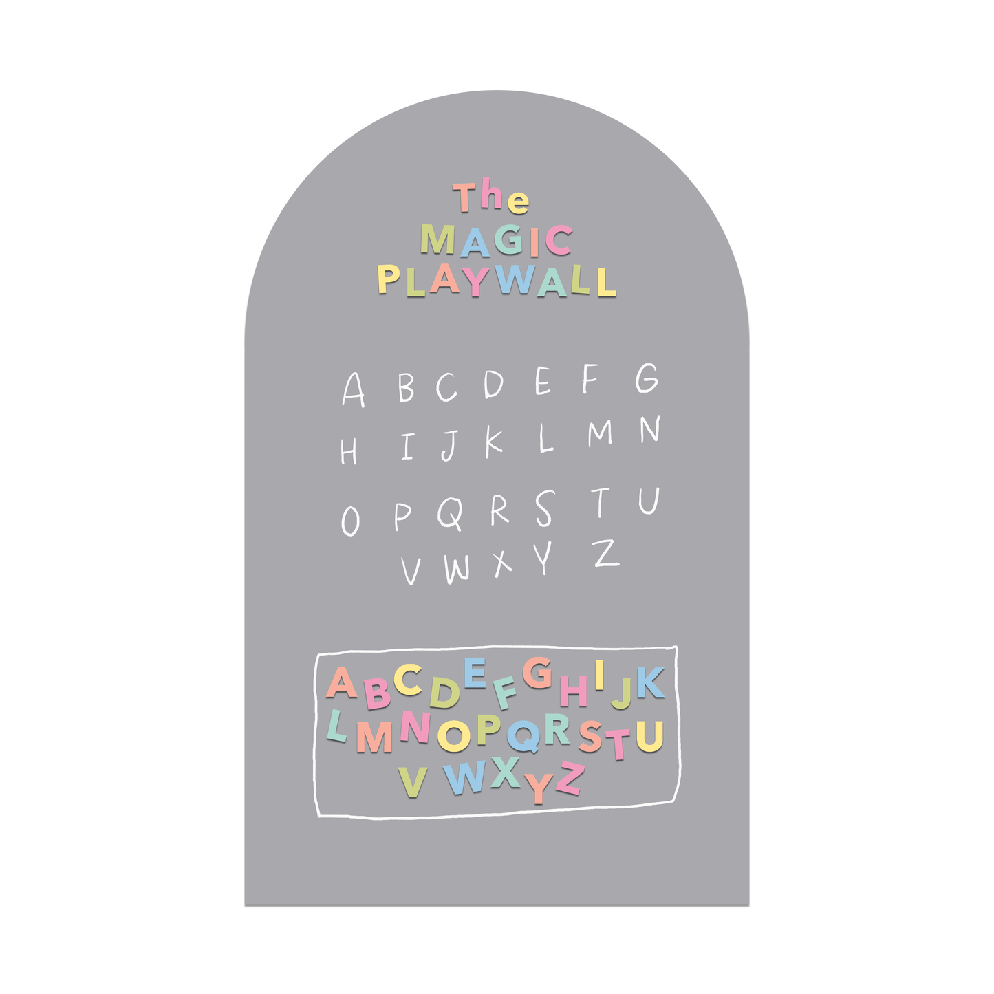 JUMBO Magic Playwall - Arch Magnetic Wall Decal for Kids