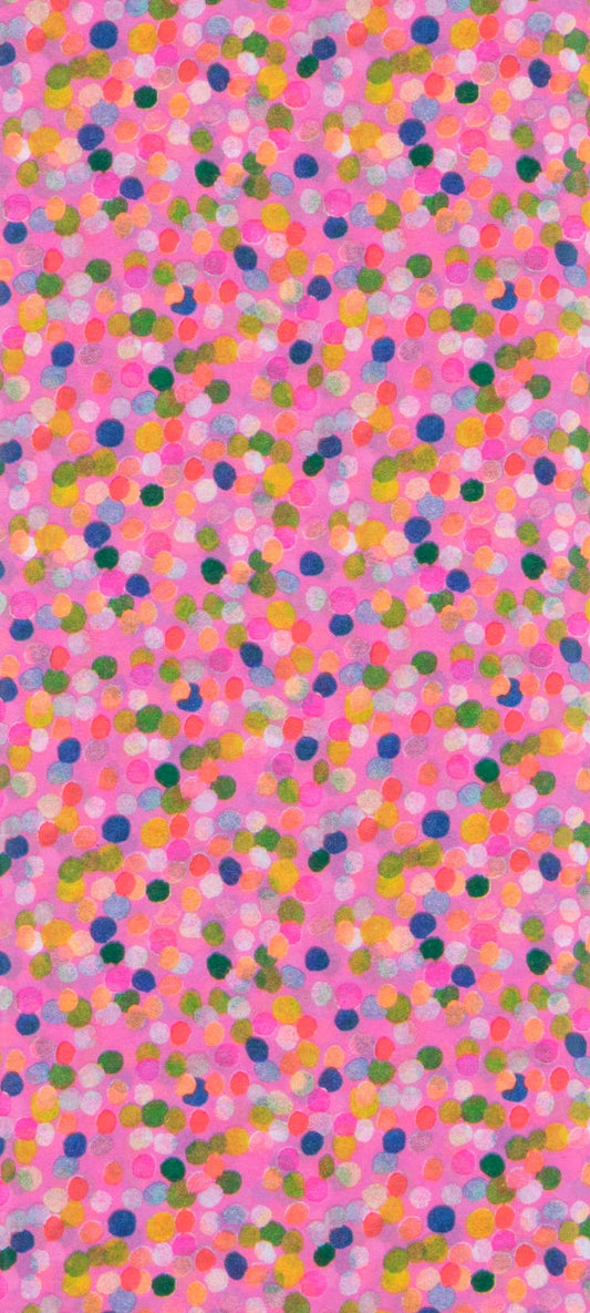 TISSUE PS SPOTTY PINK 4 SHEETS