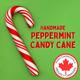 Peppermint Large Handmade Candy Canes