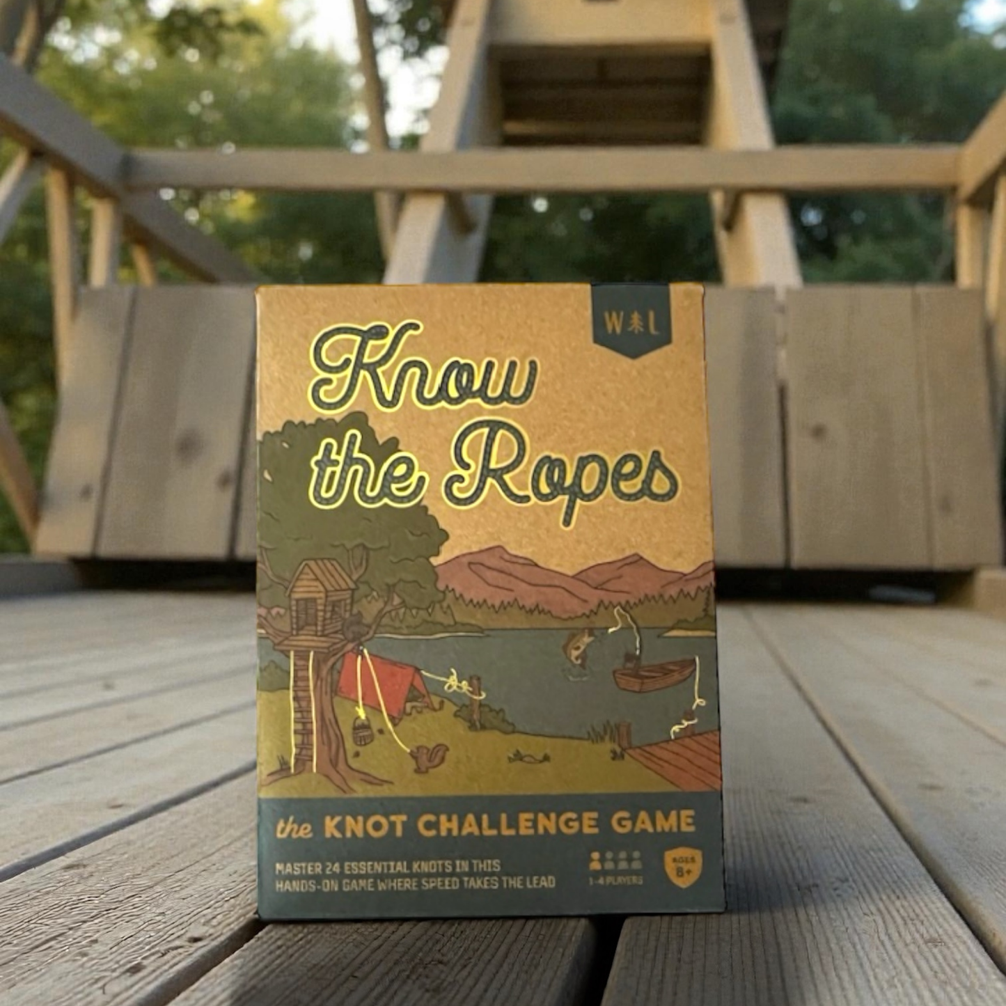 Kids Knot Tying Game Outdoor Skills Activity Kit