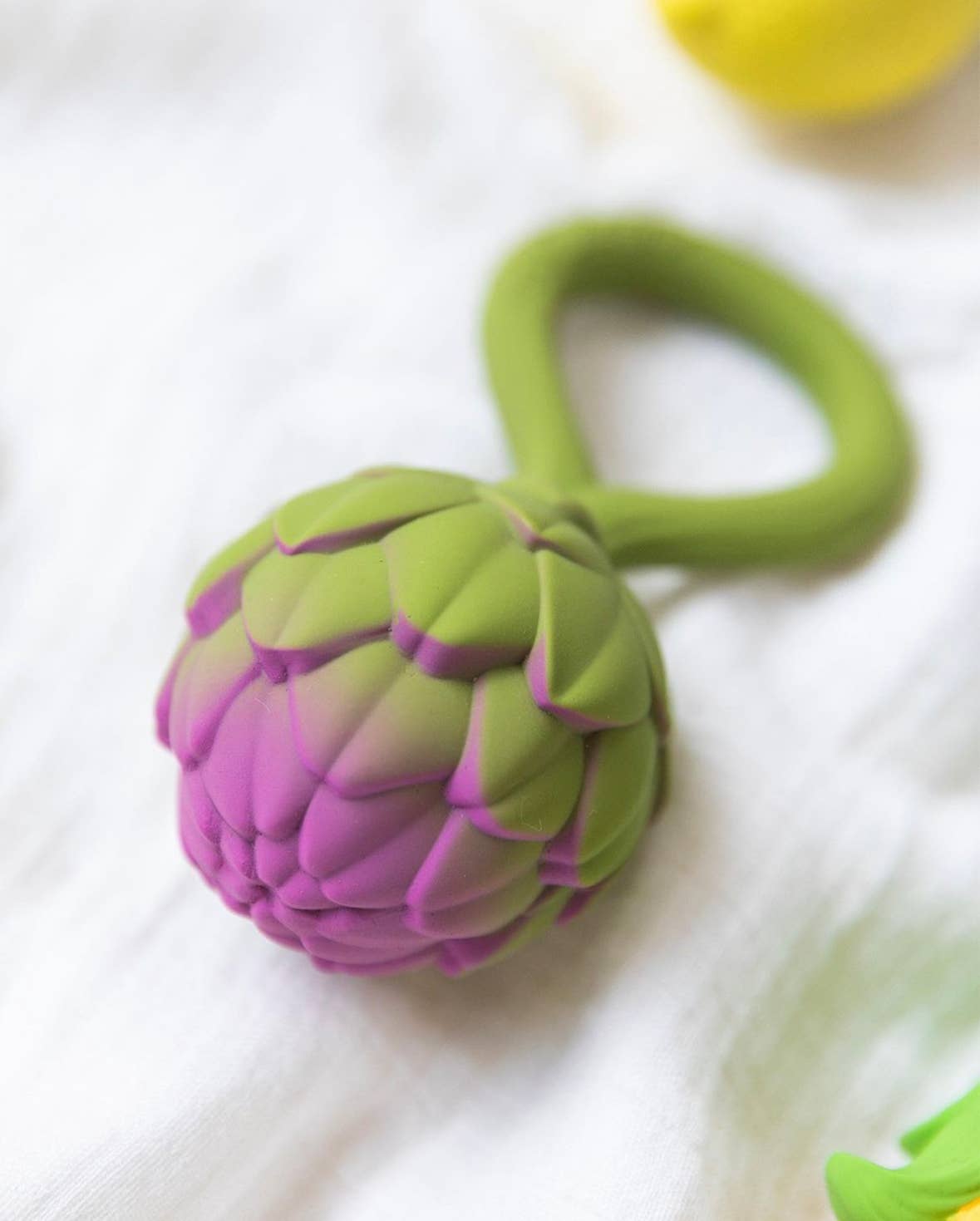 Oli & Carol Artichoke Rattle Toy