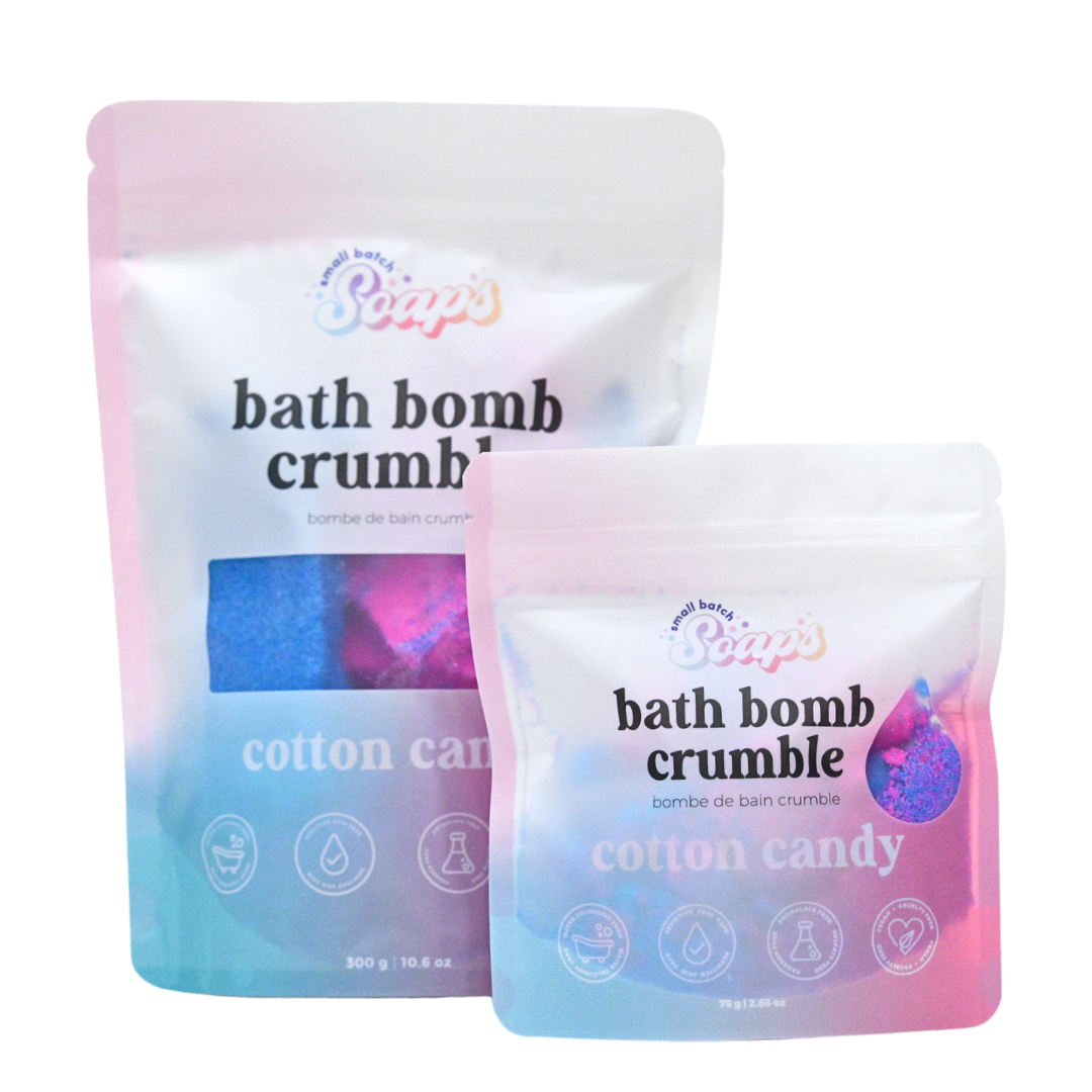 Cotton Candy Bath Bomb Crumble