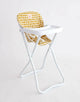 Doll High Chair - Mustard Gingham - Tiny Harlow