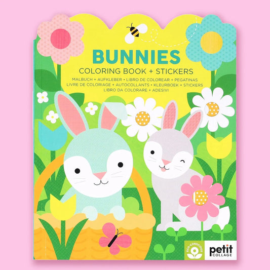 Bunnies Colouring Book & Stickers