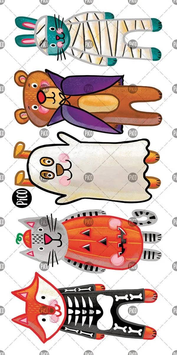 Les animaux costumés