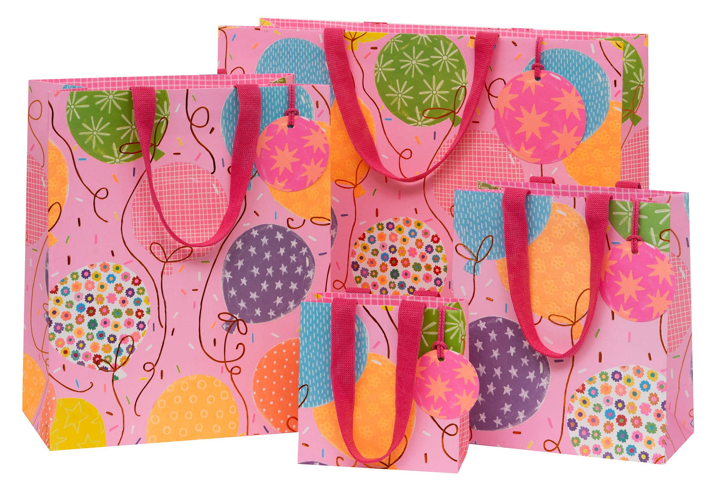 Bag Medium Big Balloons Pink
