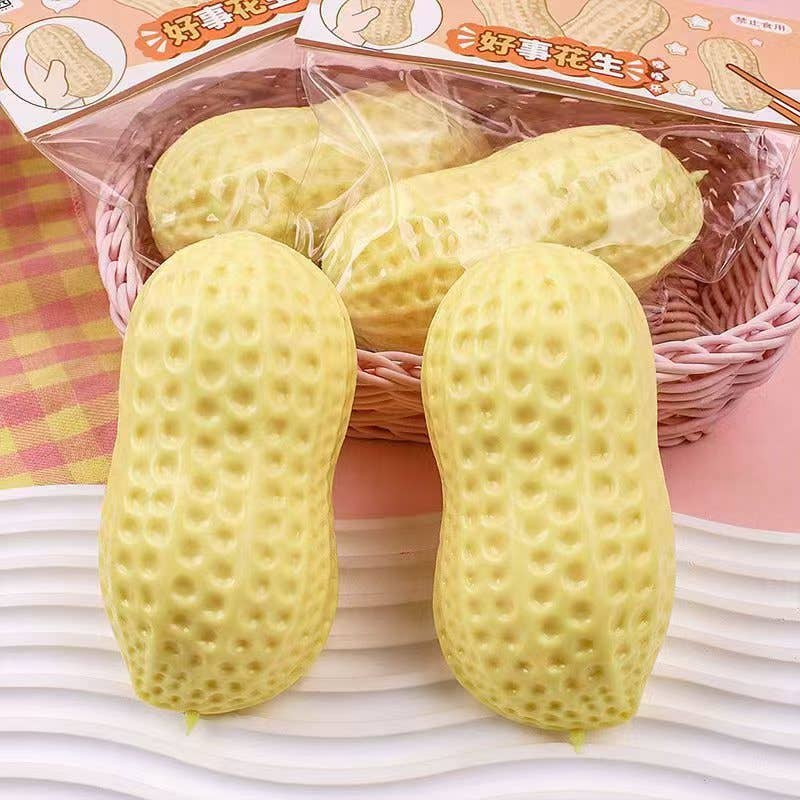 Large Slow Rebounding Peanut Squishy