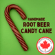 Root Beer Large Handmade Candy Canes