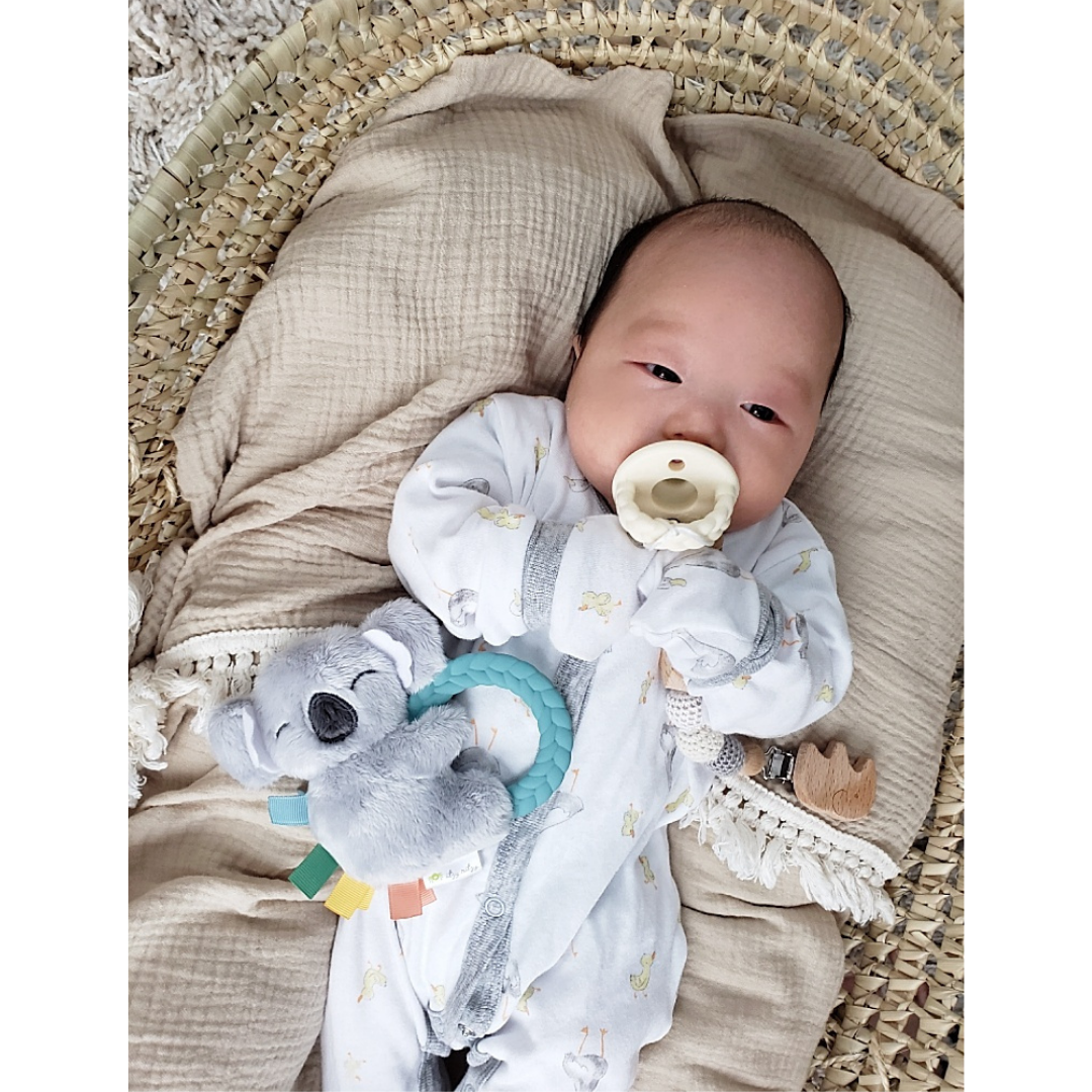 Ritzy Rattle Pal™ Plush Rattle Pal With Teether
