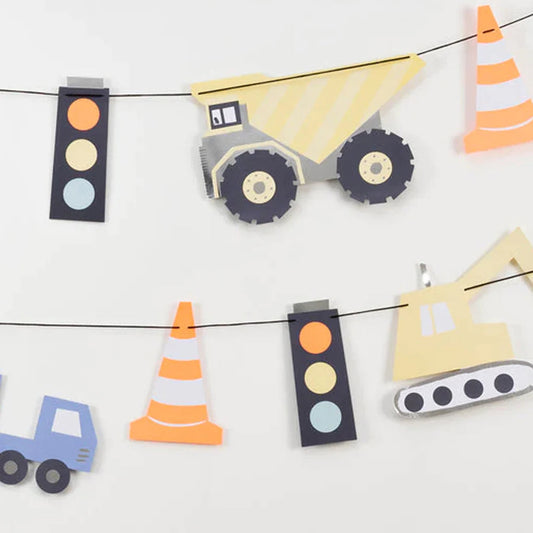 Construction Party Garland