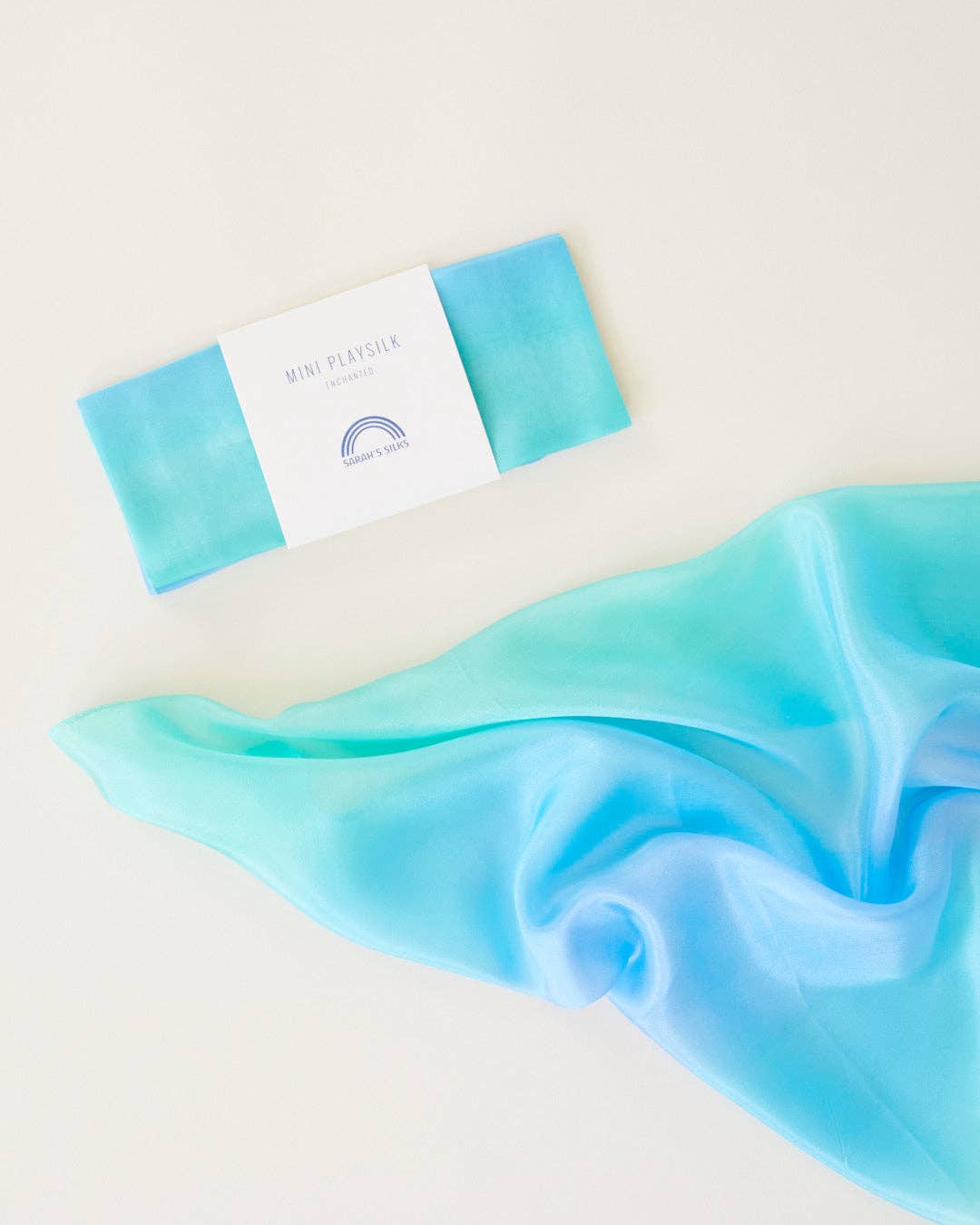 Mini Enchanted Playsilks - 100% Silk Natural, Waldorf Toys