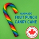 Fruit Punch Large Handmade Candy Canes