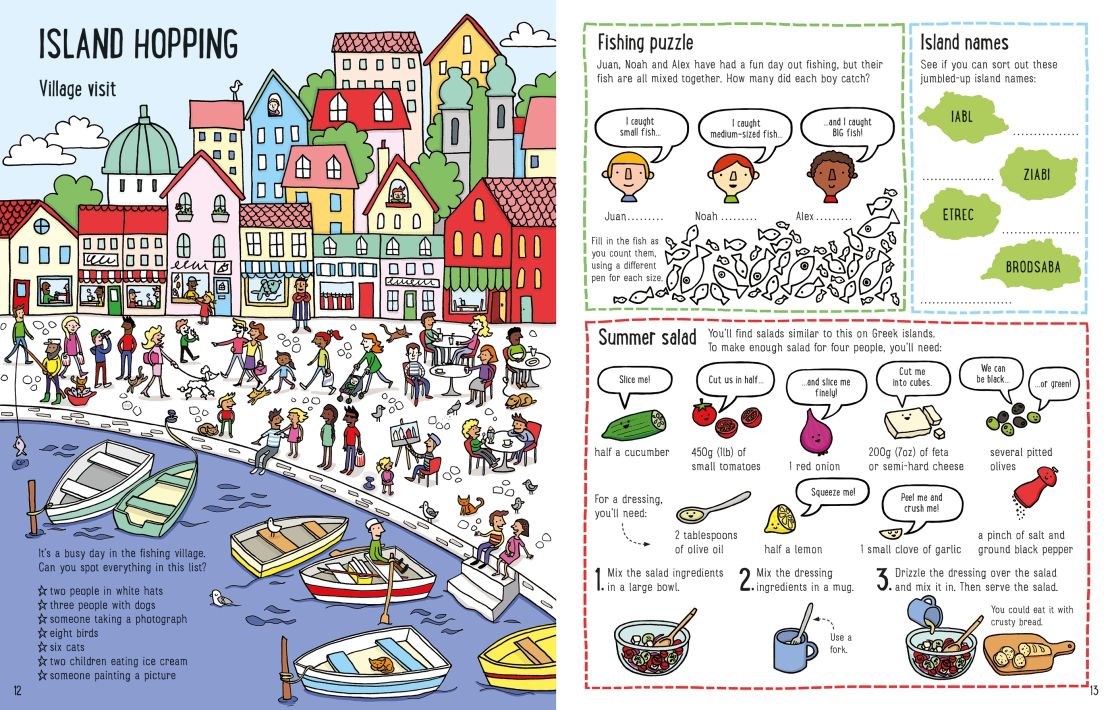 Vacation Activity Book