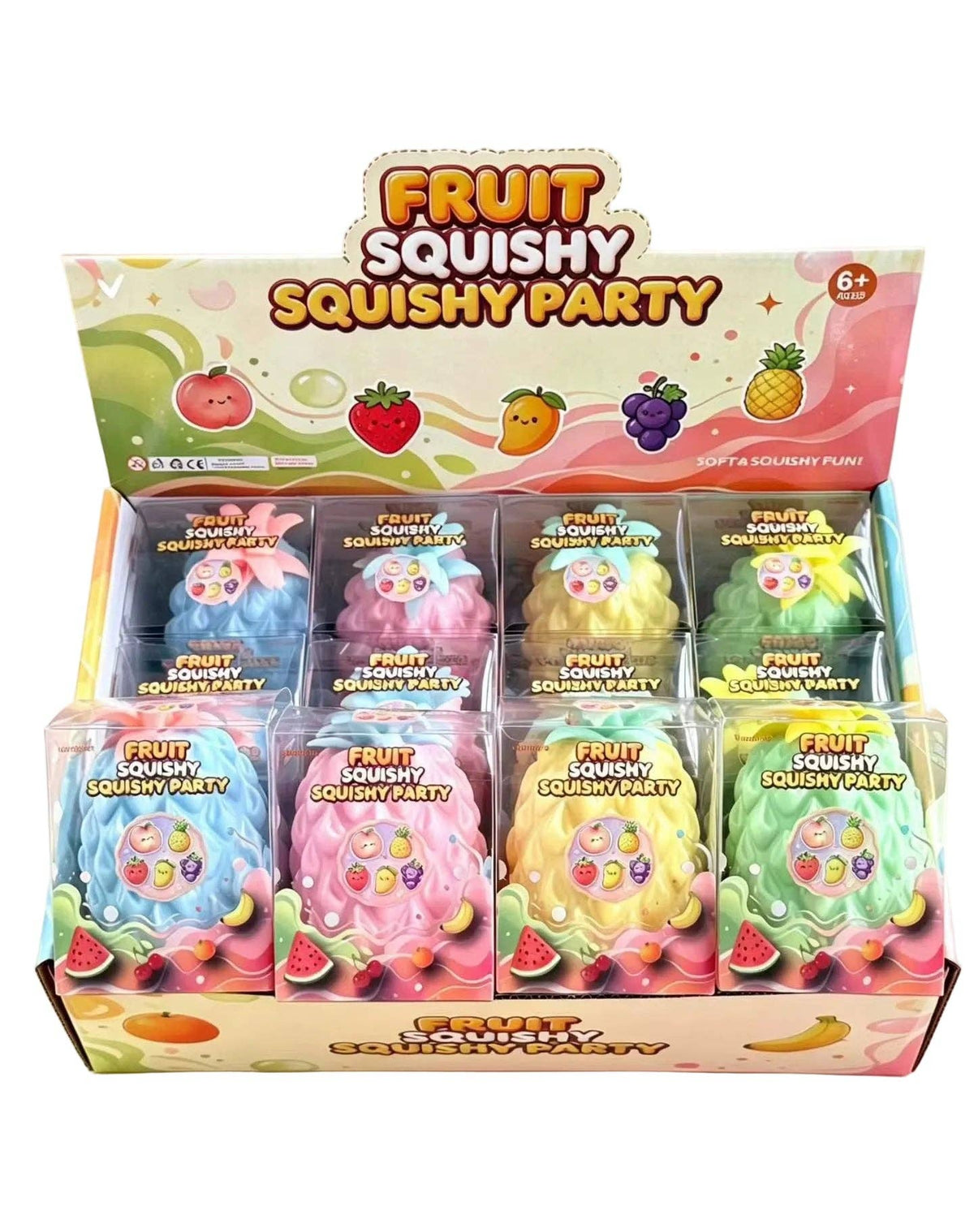 PINEAPPLE FRUIT CRUNCHY SQUISHY TOY
