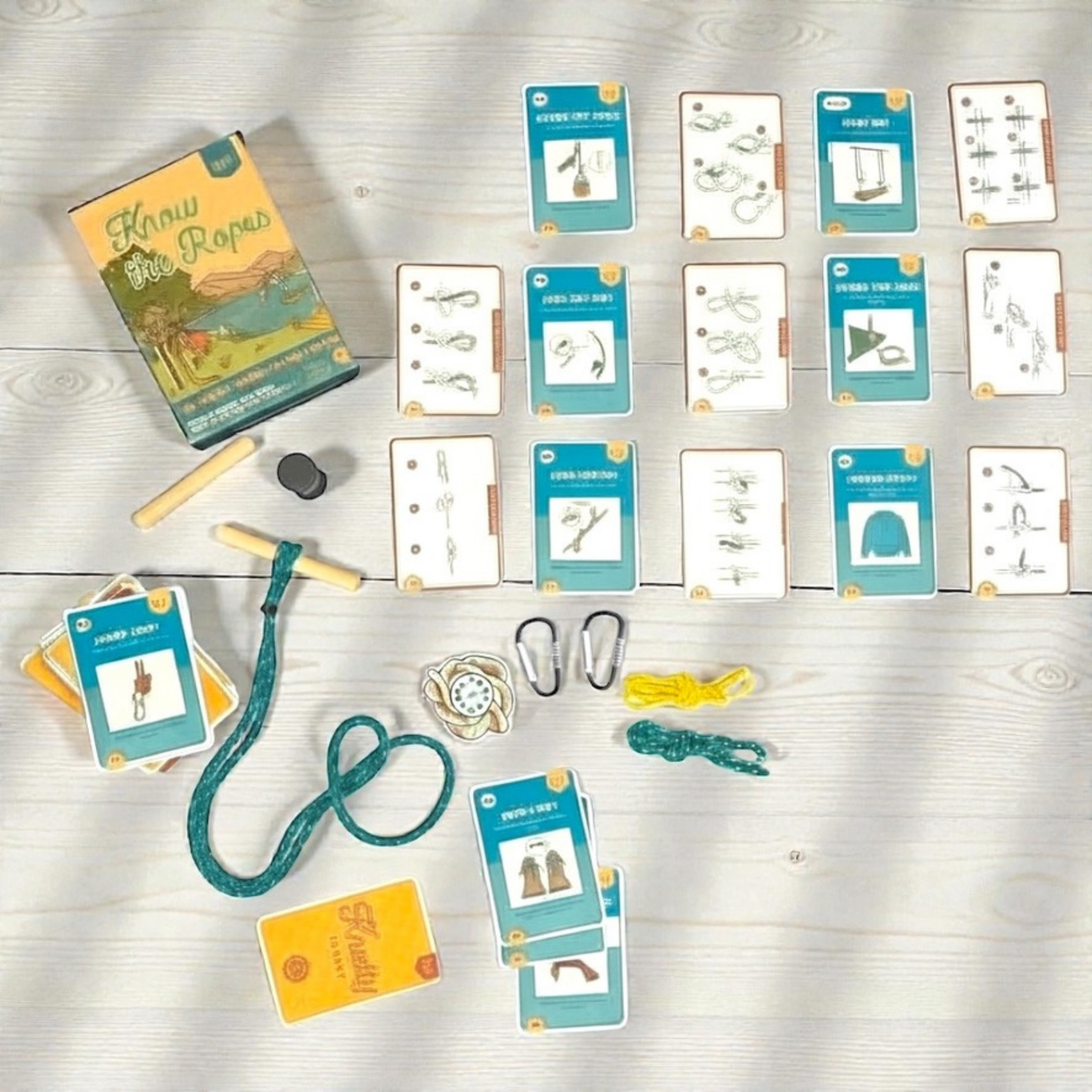 Kids Knot Tying Game Outdoor Skills Activity Kit