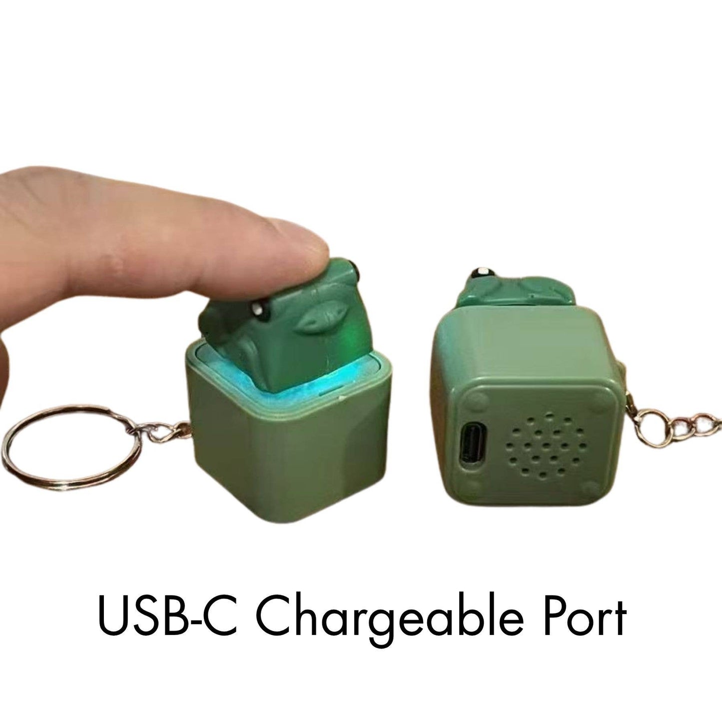Light Up & Sound Stress Relief Keychain – Press-to-Click LED