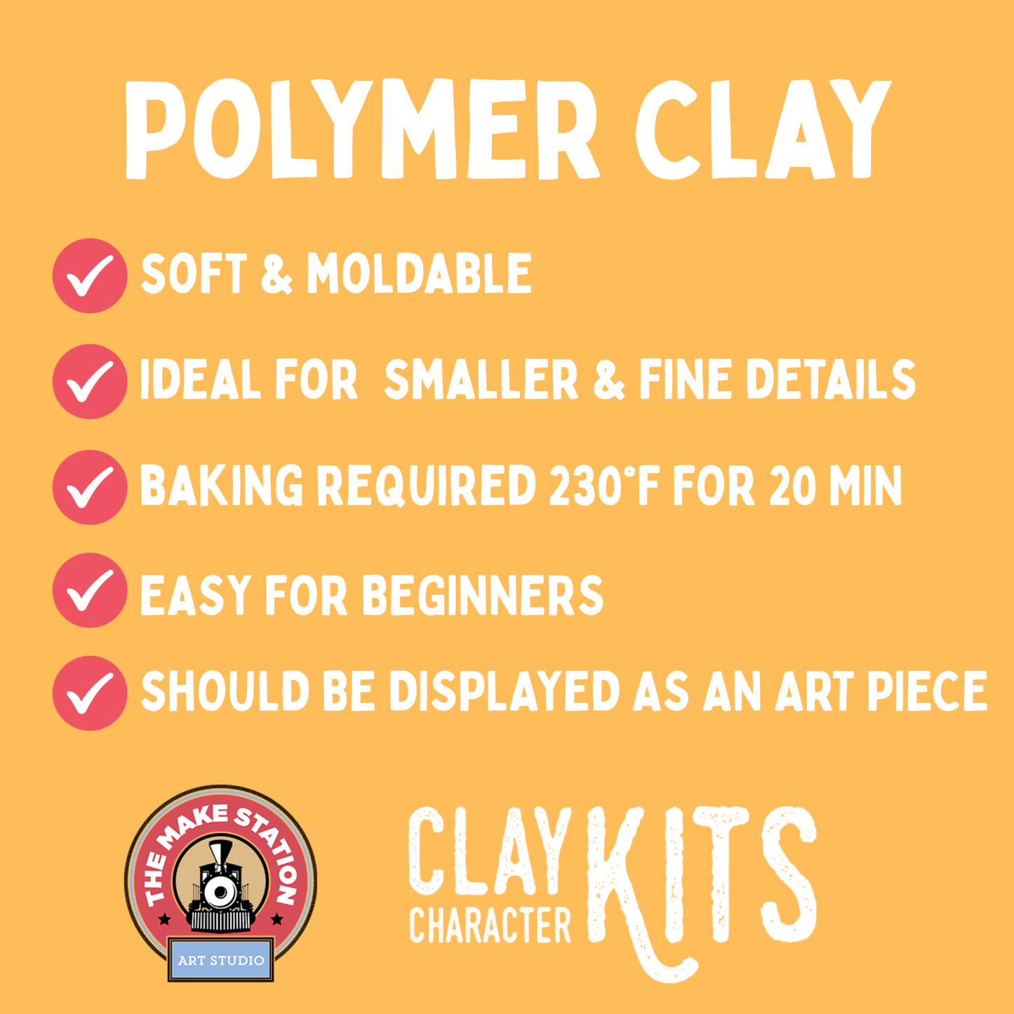 Benjamin Baker DIY Polymer Clay Kit | Arts & Craft Kit