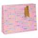 BAG LANDSCAPE LARGE HAPPY BIRTHDAY PINK