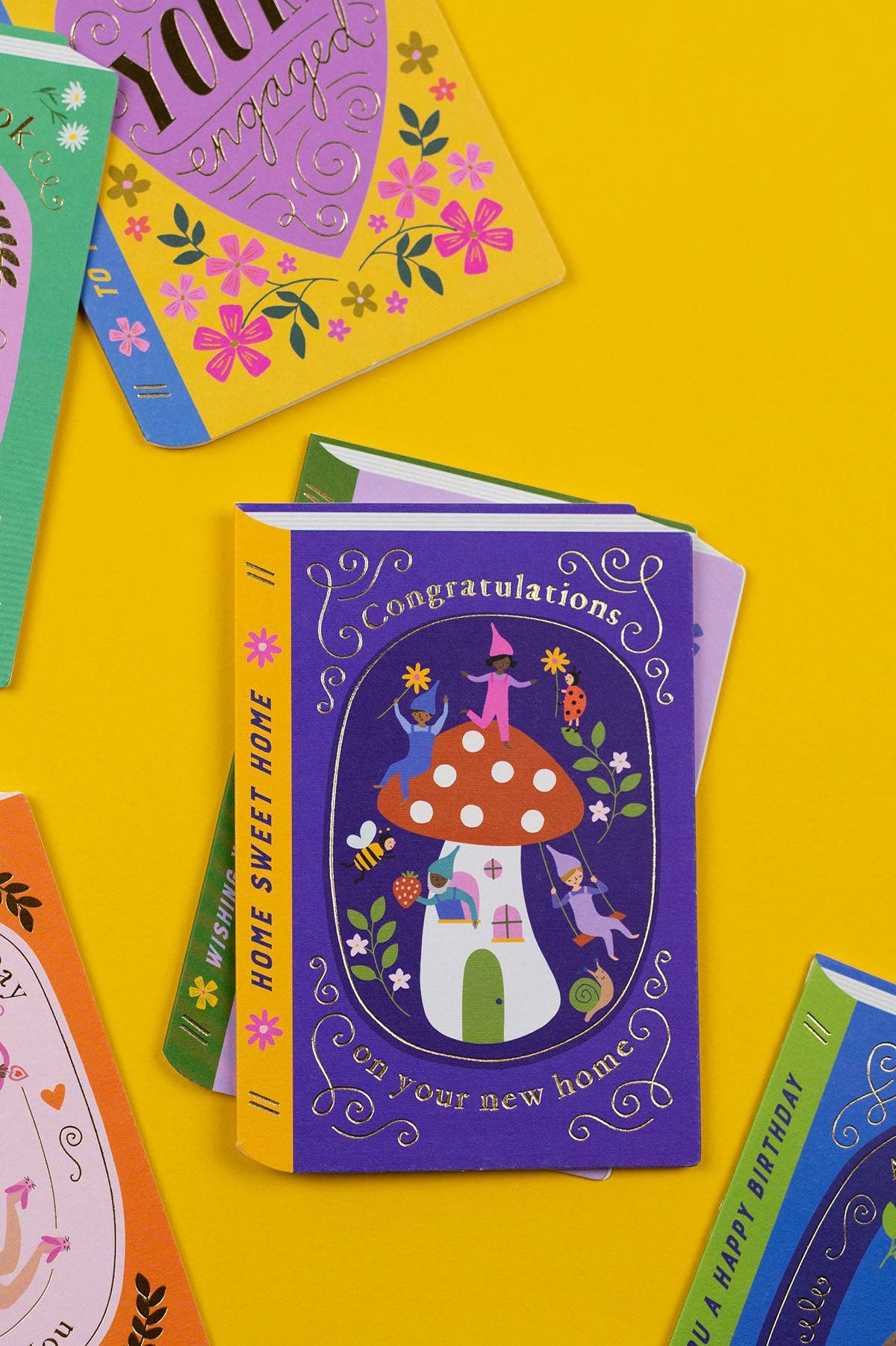 Mushroom House New Home Card