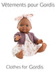 Gordis doll clothes - Flowers dress set - Paola Reina