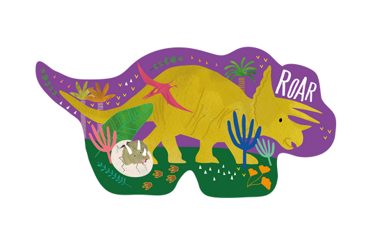 12 Piece jigsaw puzzle- DINOSAUR
