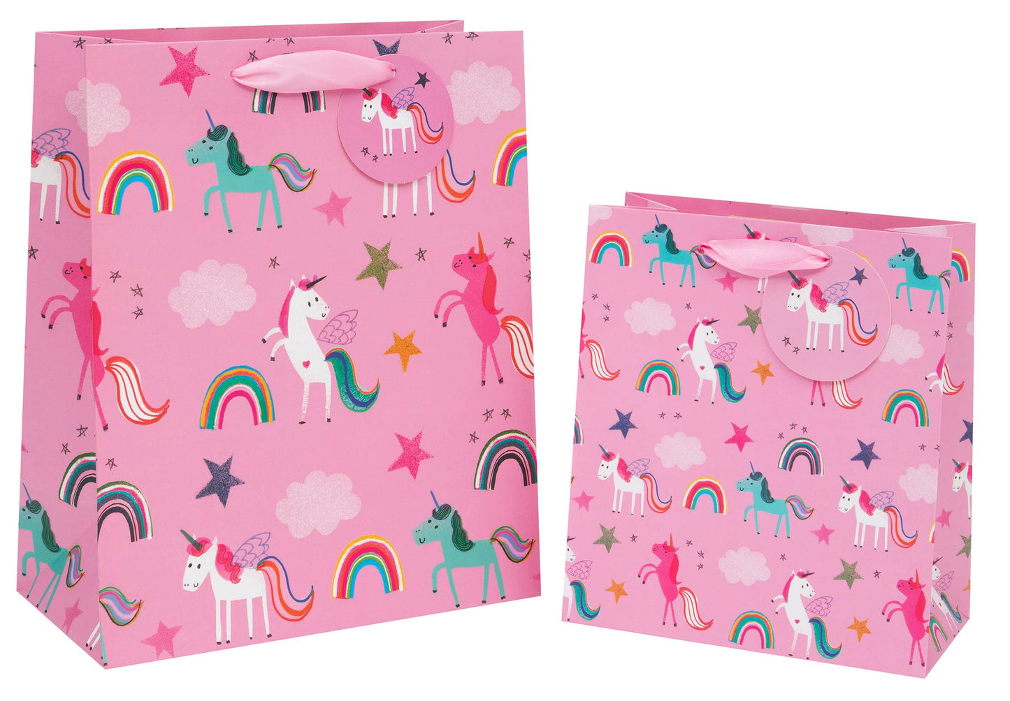 BAG MEDIUM UNICORNS PINK