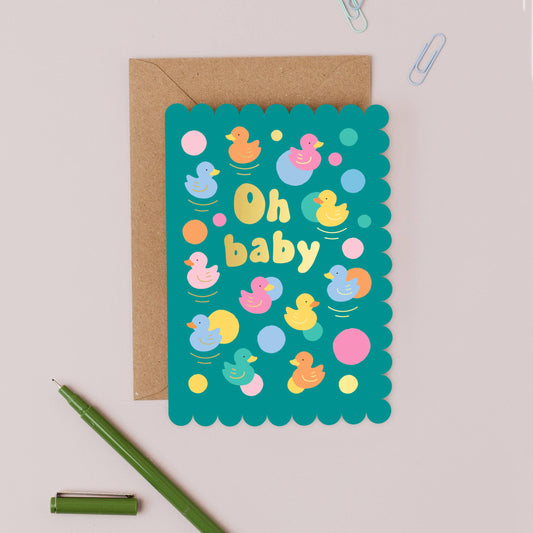 Oh Baby! – Rubber Duck Baby Card