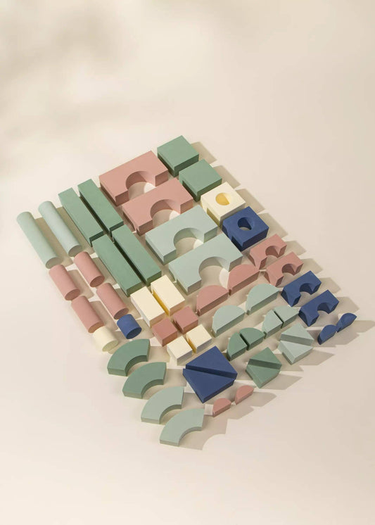 EVA Foam Building Blocks Set - Medium (52 pcs) 