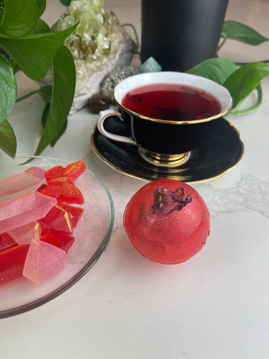 Berry Hibiscus Tea Bomb