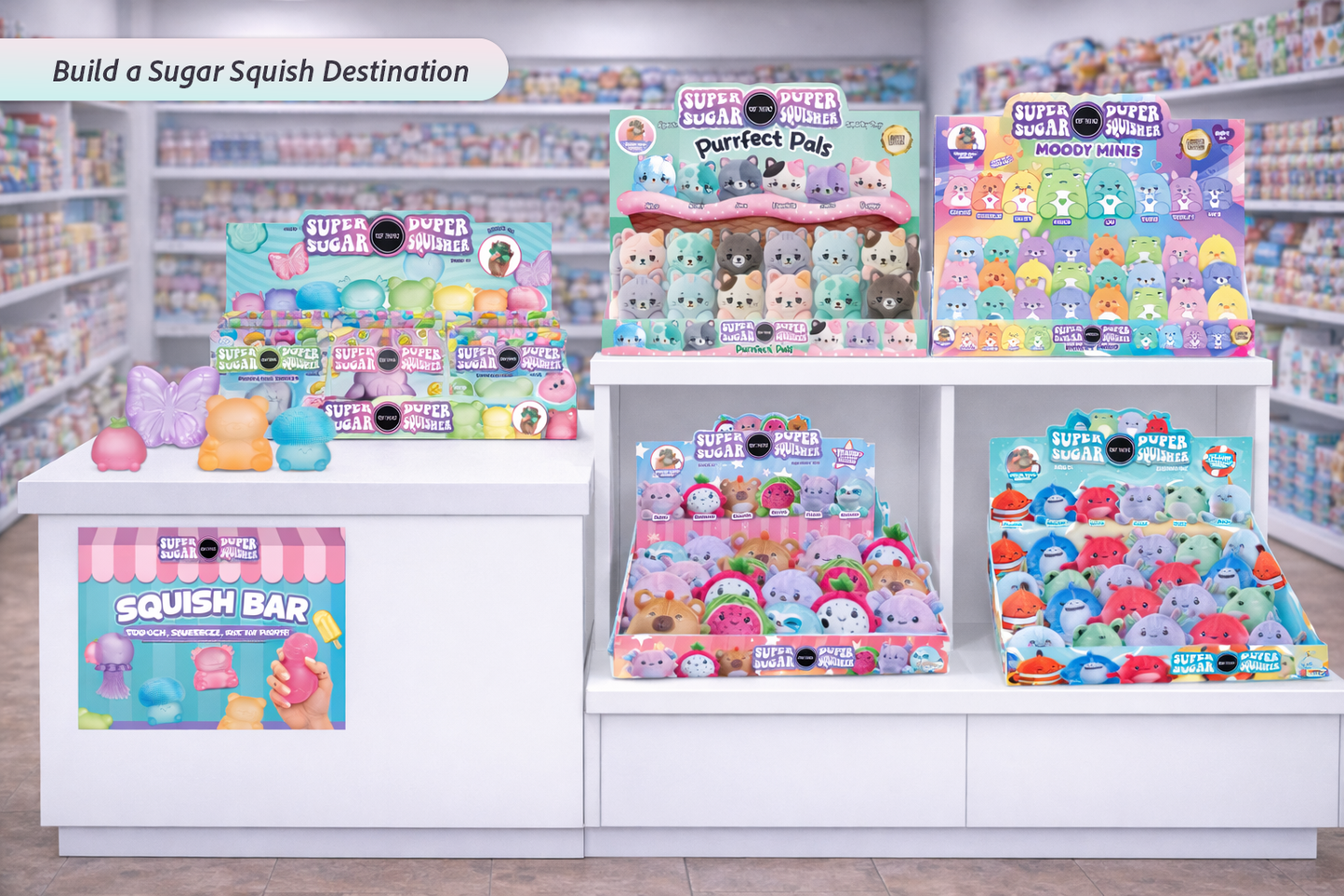 Super Duper Sugar Squisher Variety Kit /66 Pieces $5.00 each
