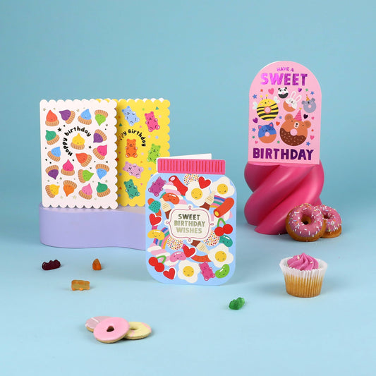 Animal Donut Birthday Card for Children