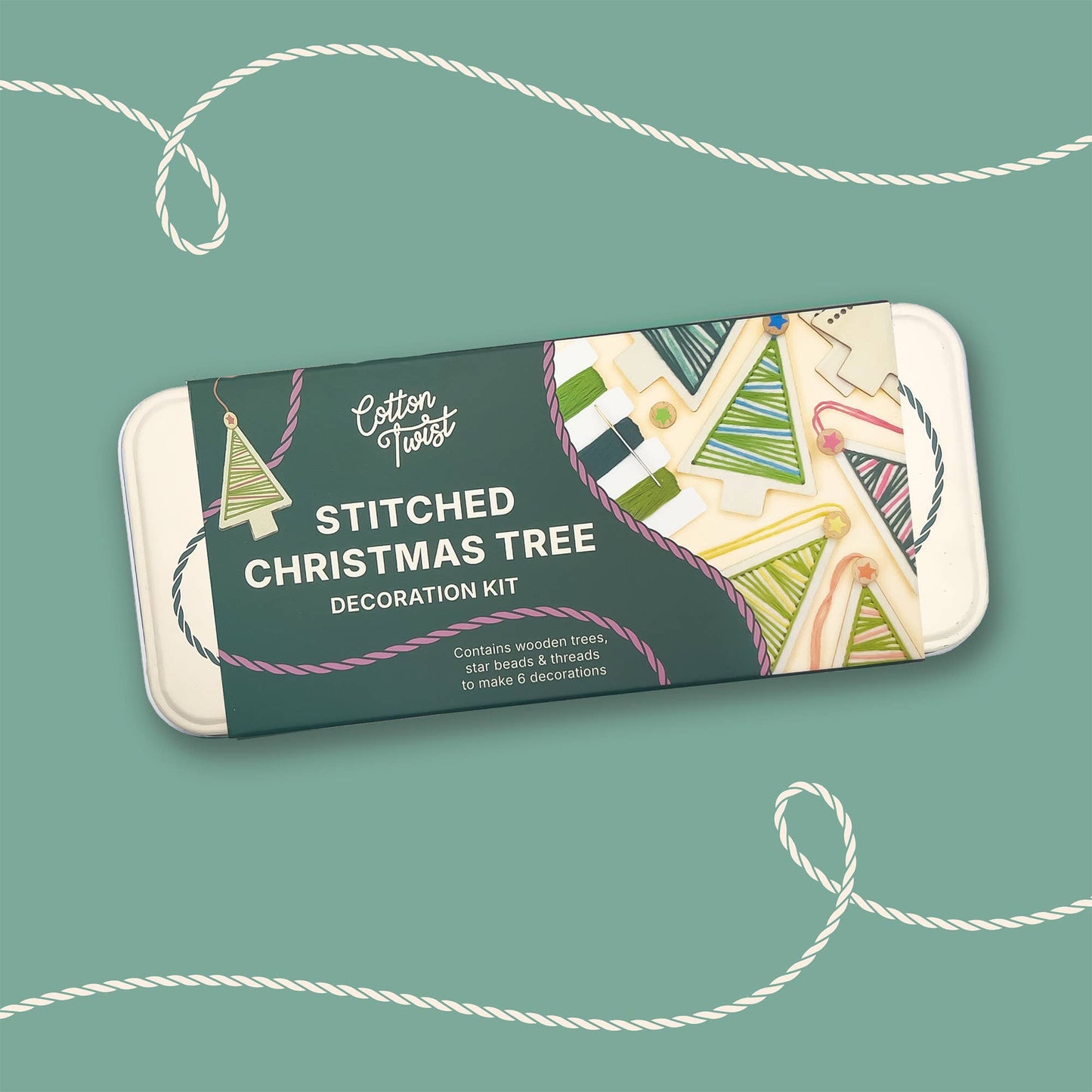 Stitched Christmas Tree Decoration Kit