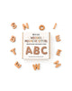 Wooden Magnetic Letters Set (60 pcs)
