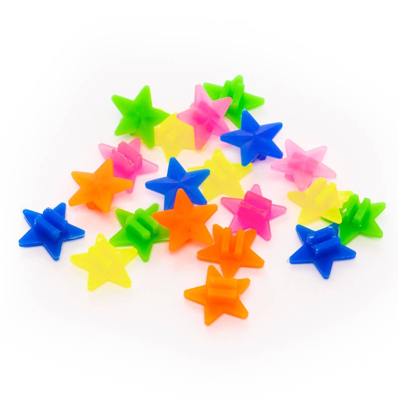 Bicycle clip accessories with multico stars