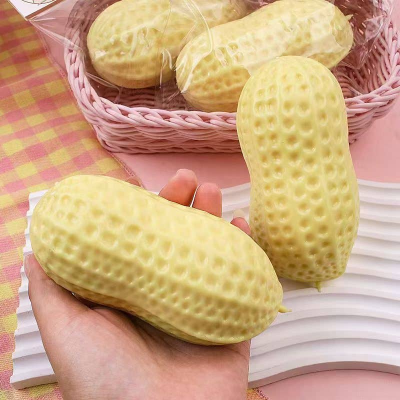 Large Slow Rebounding Peanut Squishy