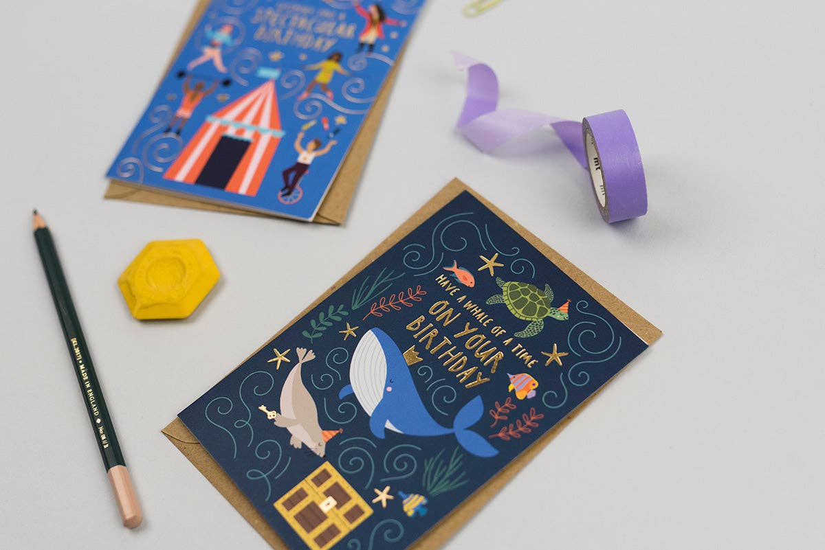 Whale of a Time Birthday Card