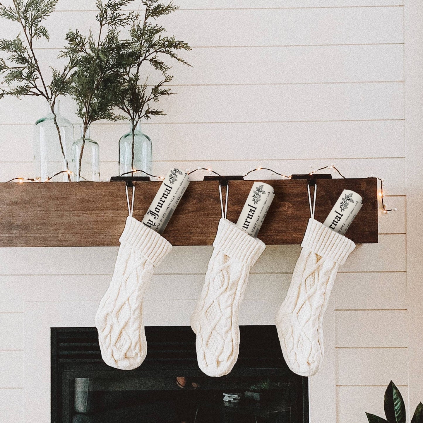 4pk Christmas Newspaper Gift Wrap Sheets - The Jolly Journal