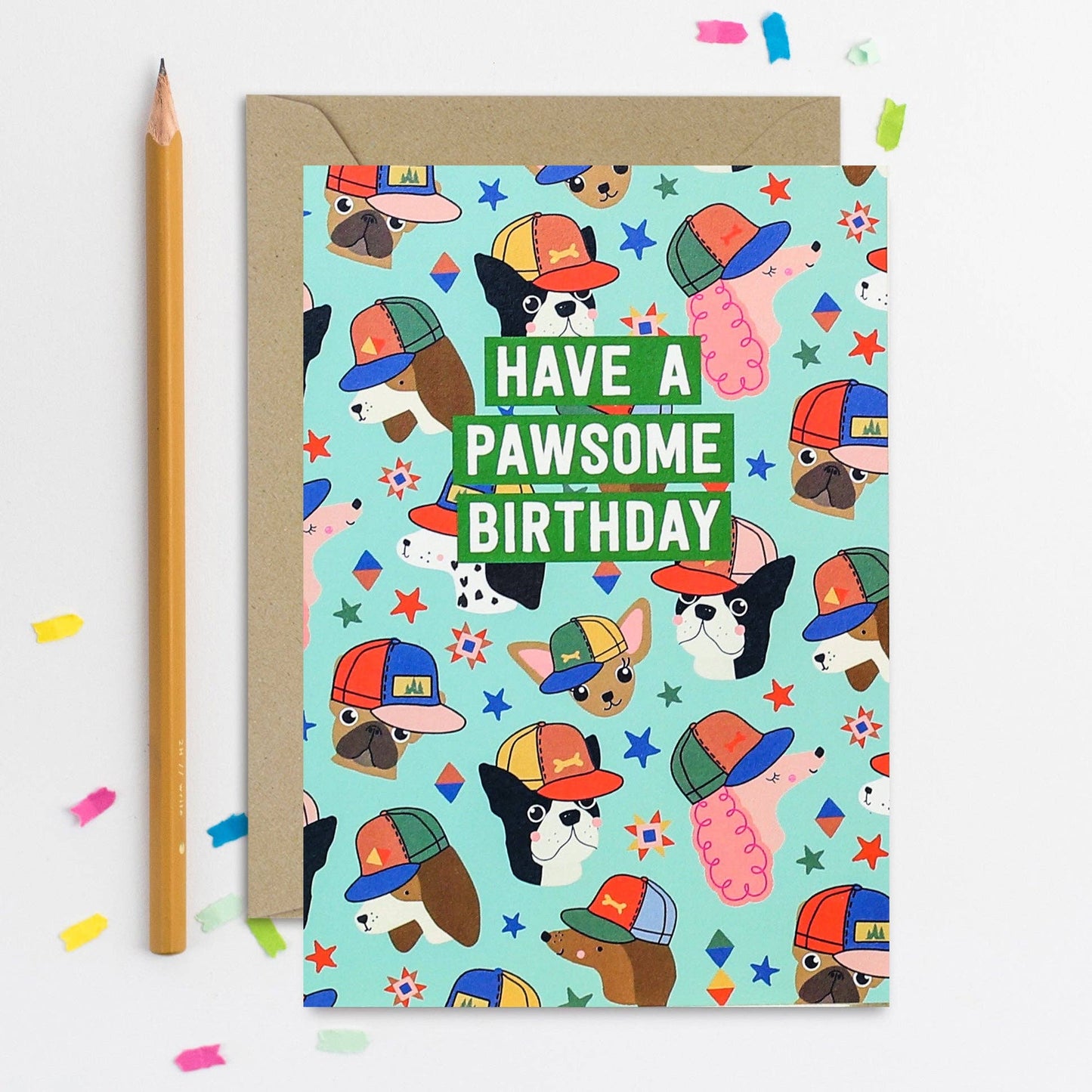 Pawsome Birthday Card