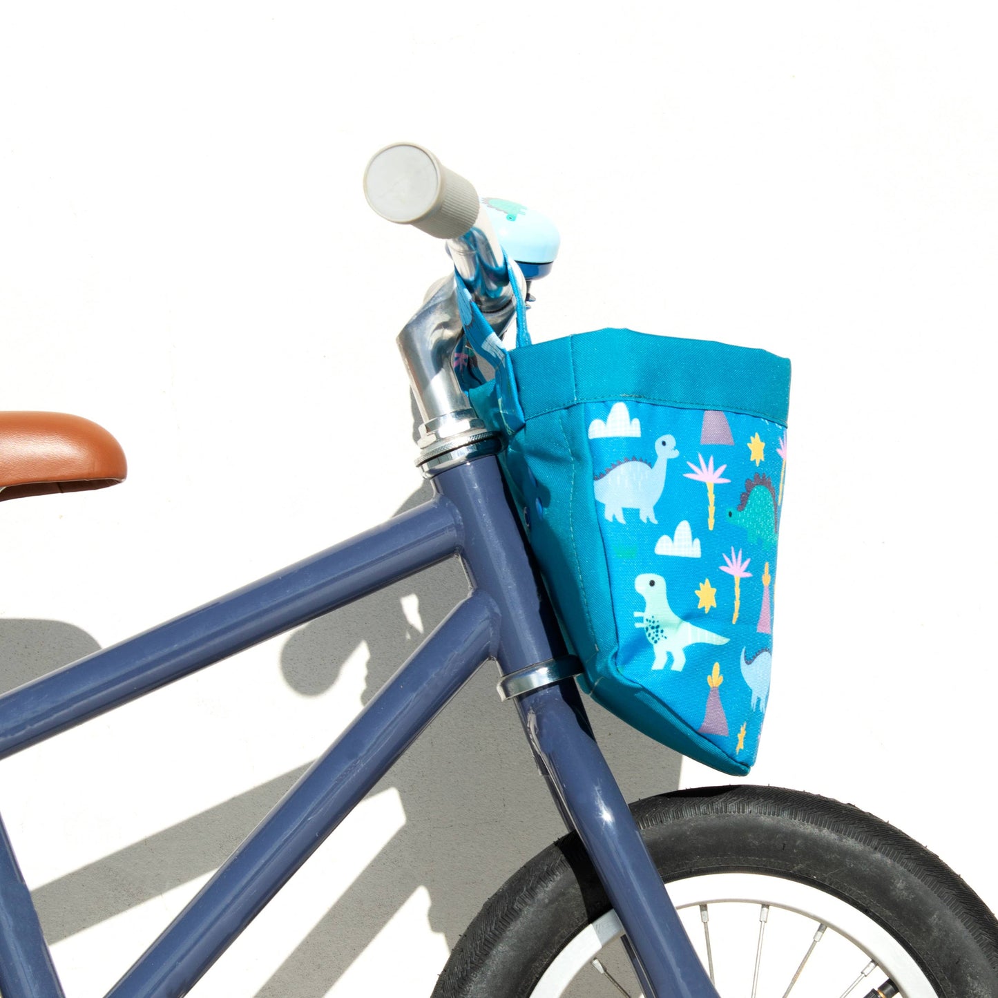 Dinosaur Bike & Scooter Front Canvas Basket